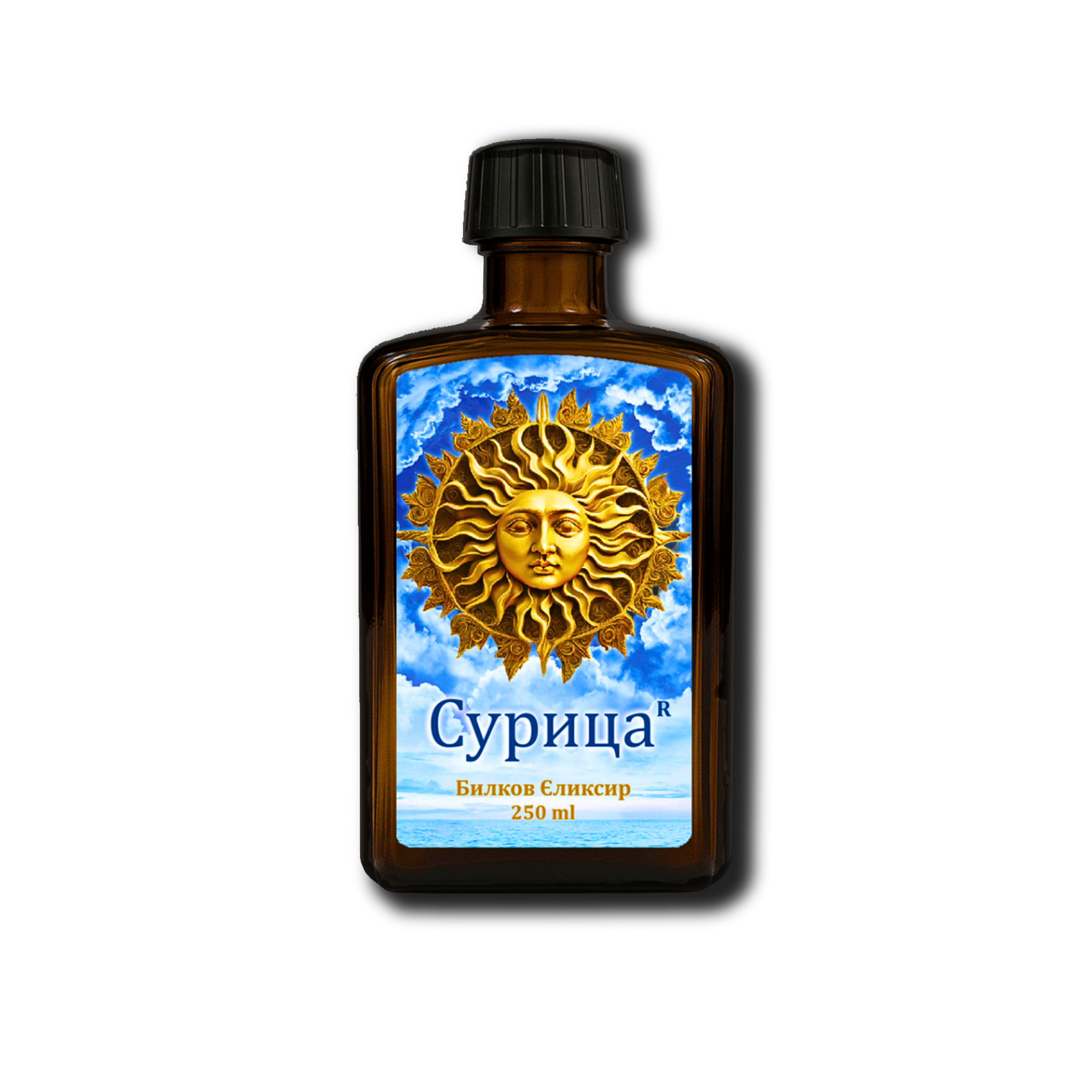 Сурица Билков Еликсир с 12 билки и мед, Bioherba, 250 мл